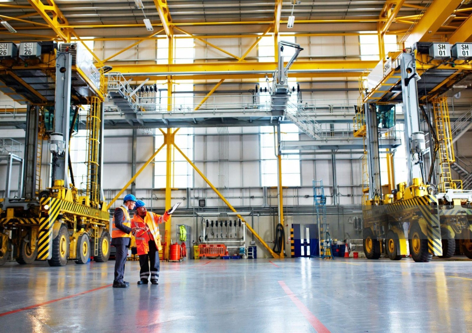 Nave Industrial Iluminacion scaled